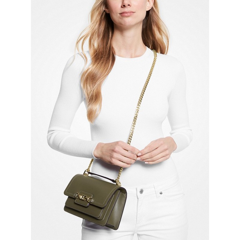 Heather Extra-Small Leather Crossbody Bag