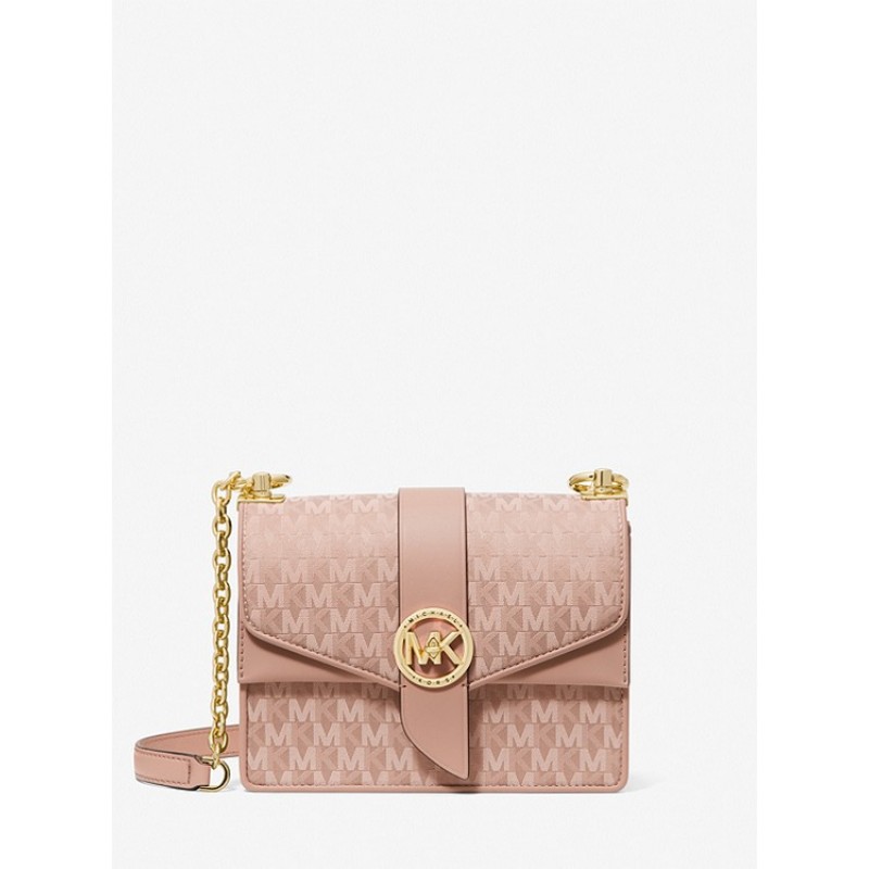 Greenwich Small Logo Jacquard Crossbody Bag