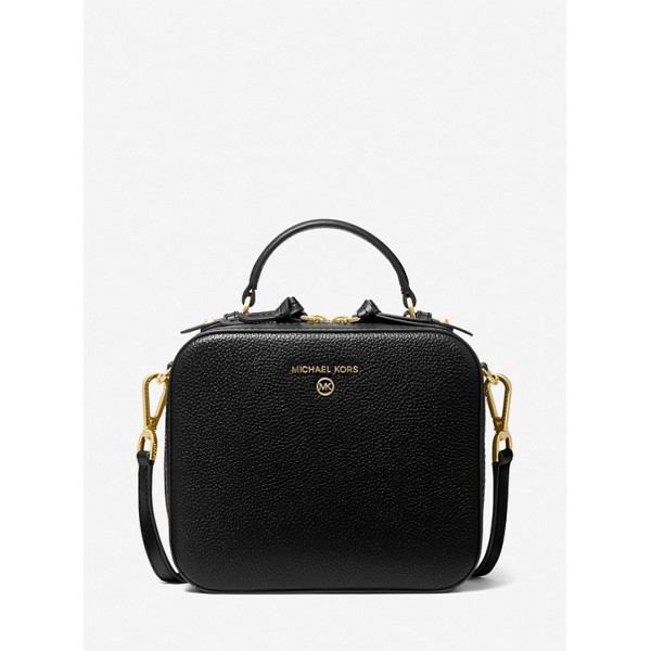 Jet Set Medium Pebbled Leather Crossbody Bag