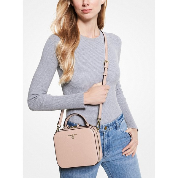 Jet Set Medium Pebbled Leather Crossbody Bag