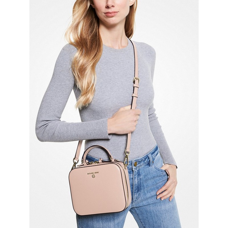 Jet Set Medium Pebbled Leather Crossbody Bag