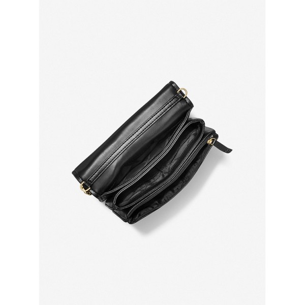 Jet Set Large Pebbled Leather Crossbody Bag