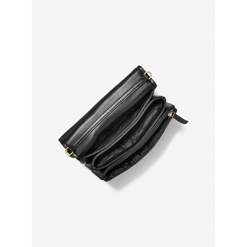 Jet Set Large Pebbled Leather Crossbody Bag