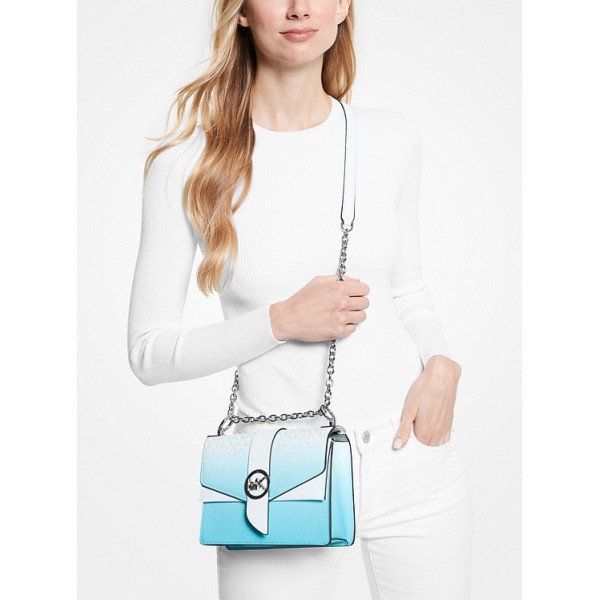 Greenwich Small Ombré Logo Crossbody Bag