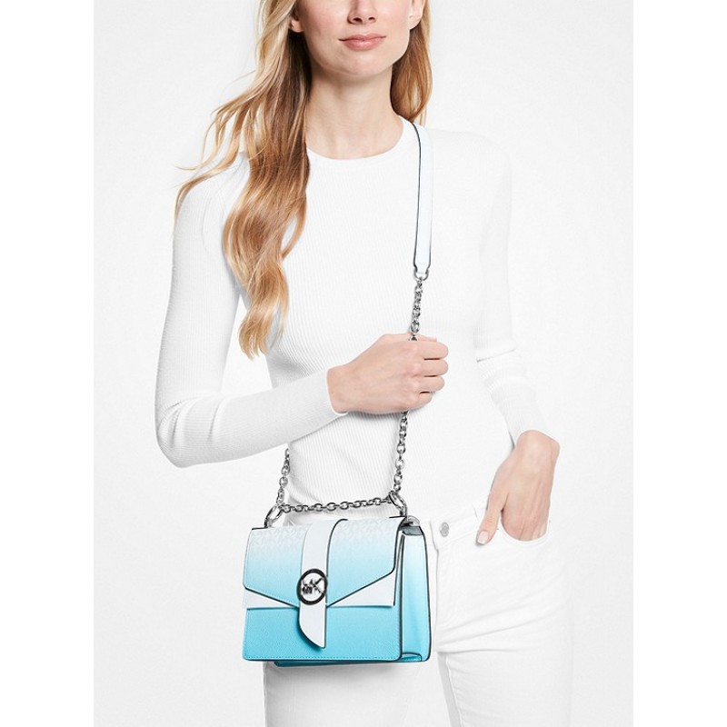 Greenwich Small Ombré Logo Crossbody Bag