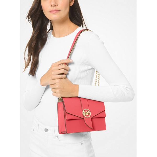 Greenwich Small Saffiano Leather Crossbody Bag