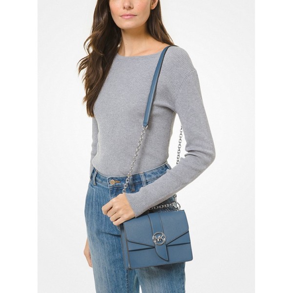 Greenwich Small Saffiano Leather Crossbody Bag