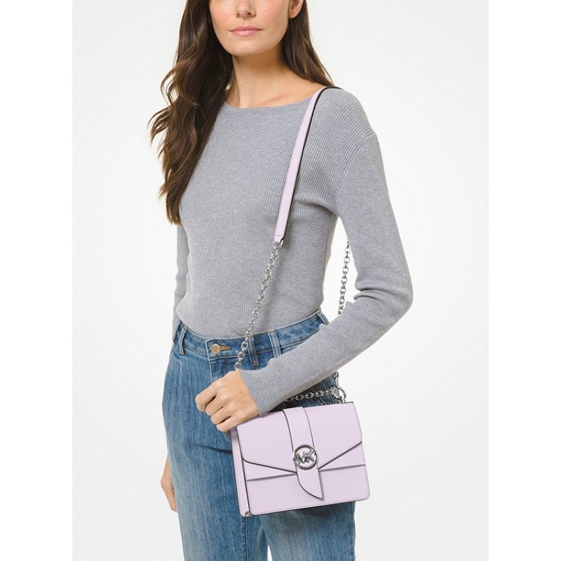 Greenwich Small Saffiano Leather Crossbody Bag