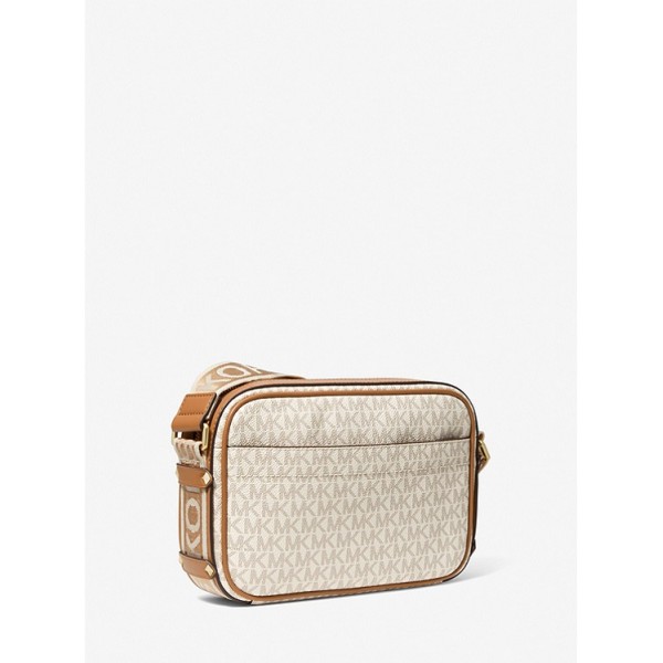 Maeve Large Logo and Faux Leather Crossbody Bag