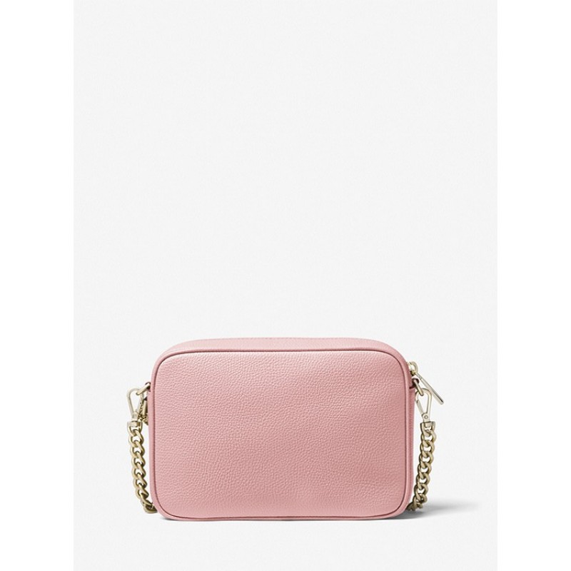 Ginny Medium Pebbled Leather Crossbody Bag