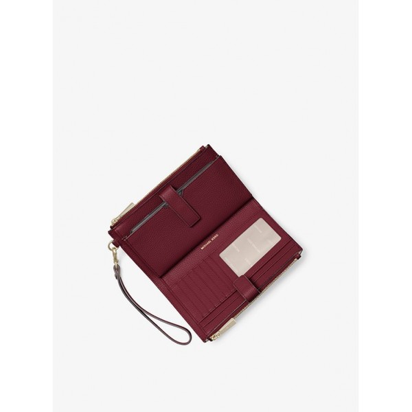 Adele Pebbled Leather Smartphone Wallet