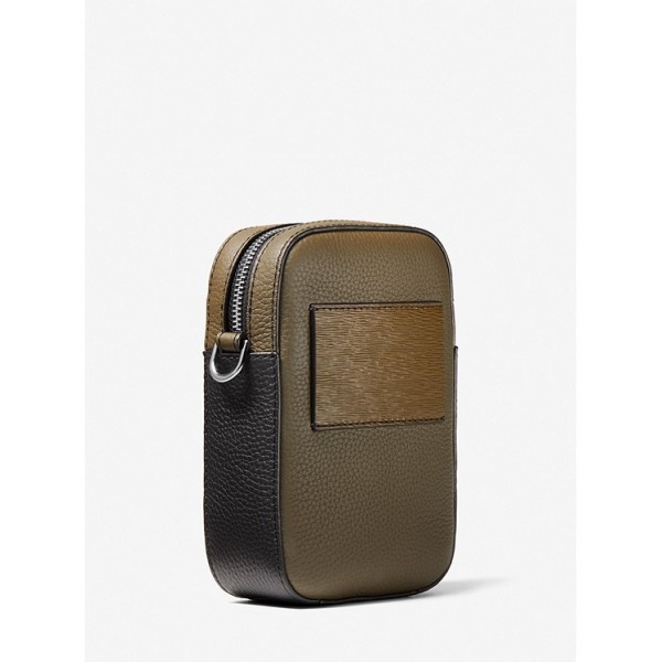 Hudson Color-Block Leather Smartphone Crossbody Bag