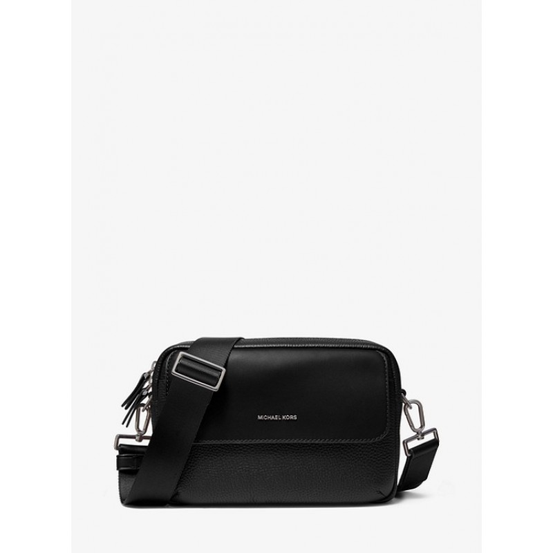 Hudson Pebbled Leather Crossbody Bag