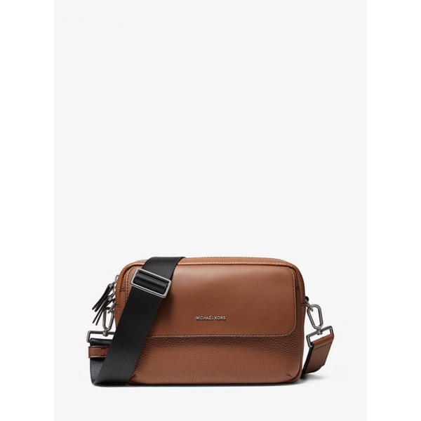 Hudson Pebbled Leather Crossbody Bag