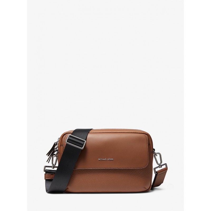 Hudson Pebbled Leather Crossbody Bag