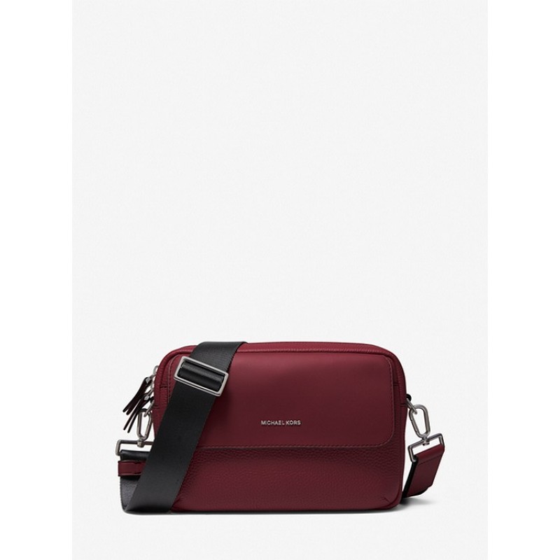 Hudson Pebbled Leather Crossbody Bag