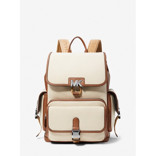 Hudson Two-Tone Canvas Backpack