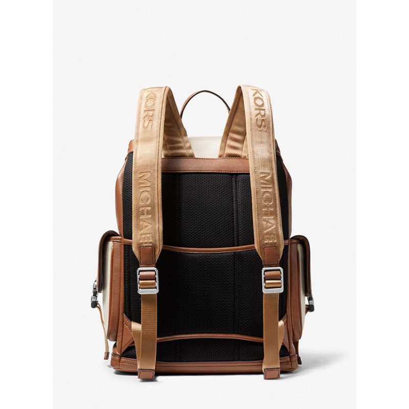 Hudson Two-Tone Canvas Backpack