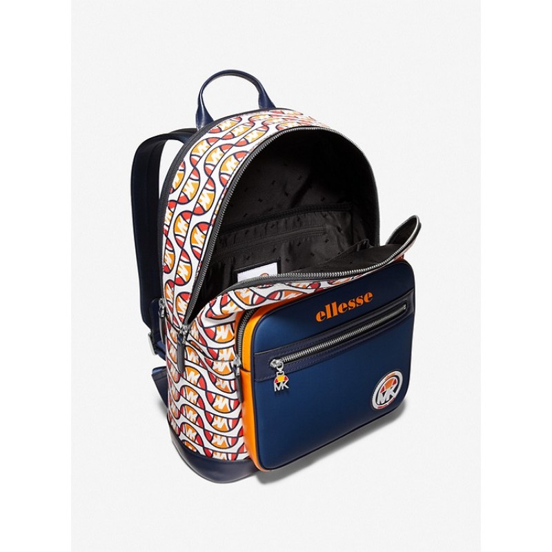 MK X ellesse Hudson Printed Canvas Backpack