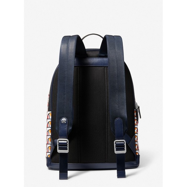 MK X ellesse Hudson Printed Canvas Backpack