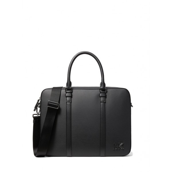 Hudson Textured Leather Briefcase