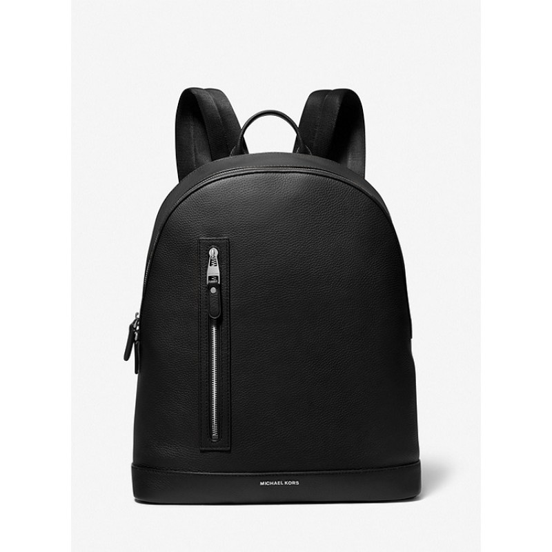 Hudson Slim Pebbled Leather Backpack