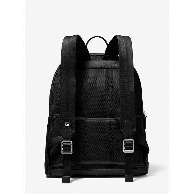 Hudson Slim Pebbled Leather Backpack