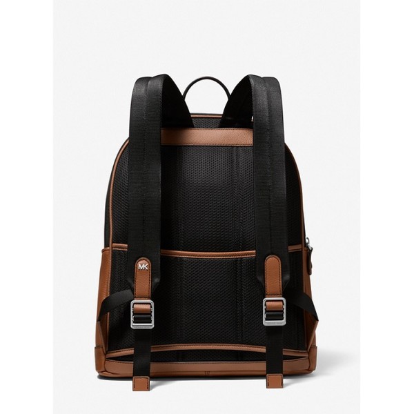 Hudson Slim Pebbled Leather Backpack