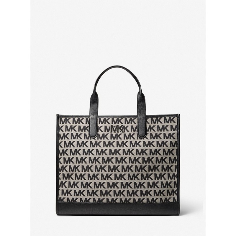 Hudson Logo Jacquard Tote Bag