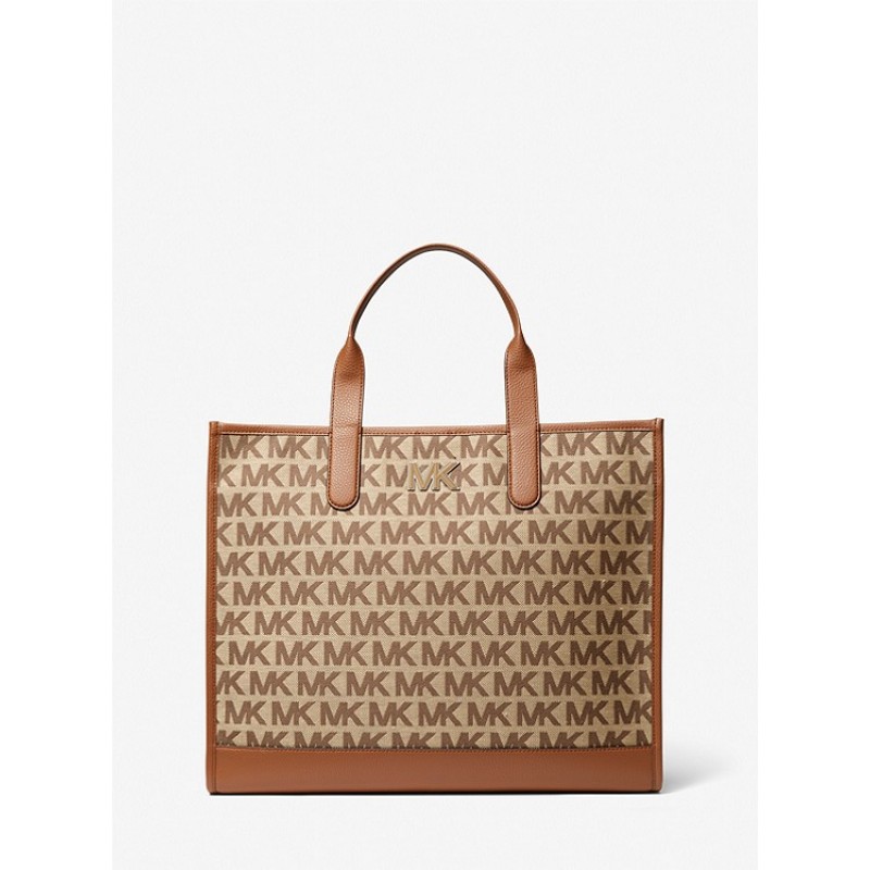 Hudson Logo Jacquard Tote Bag