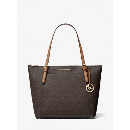 Ciara Large Logo Top-Zip Tote Bag