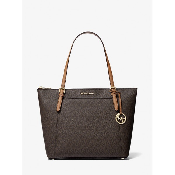 Ciara Large Logo Top-Zip Tote Bag