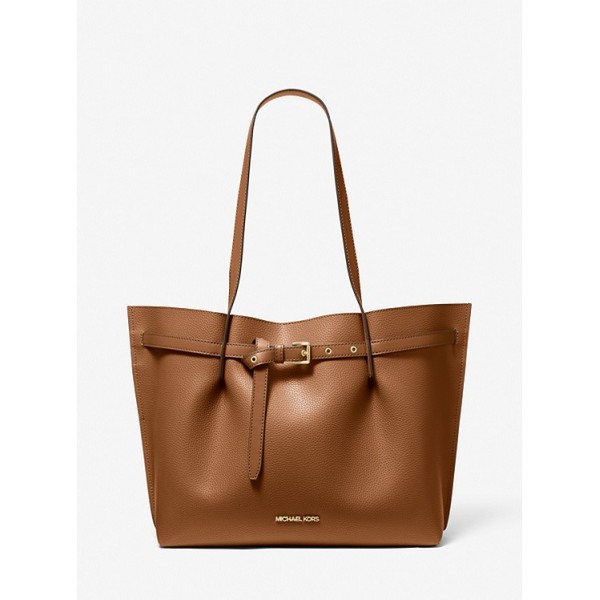 Emilia Large Pebbled Leather Tote Bag