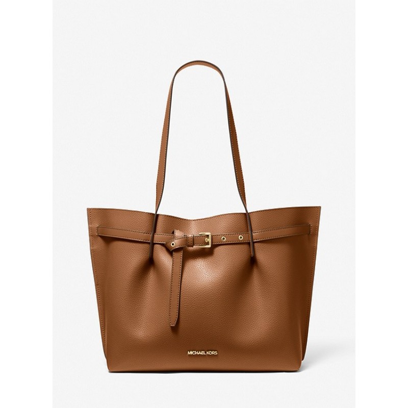 Emilia Large Pebbled Leather Tote Bag