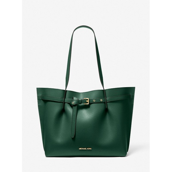 Emilia Large Pebbled Leather Tote Bag