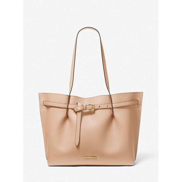 Emilia Large Pebbled Leather Tote Bag