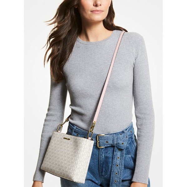 Trisha Medium Logo Crossbody Bag