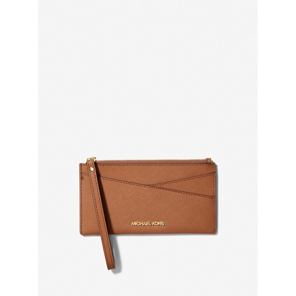 Jet Set Medium Saffiano Leather Crossover Wristlet