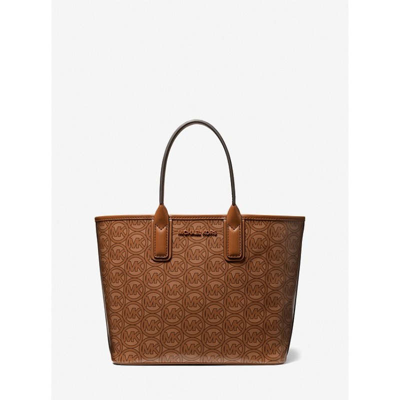 Jodie Small Logo Jacquard Tote Bag