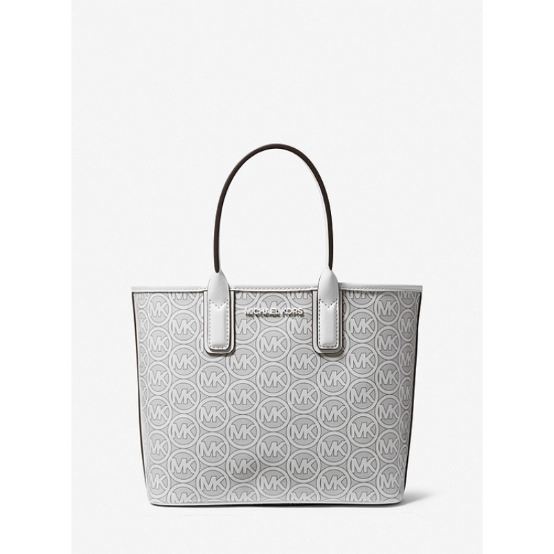 Jodie Small Logo Jacquard Tote Bag