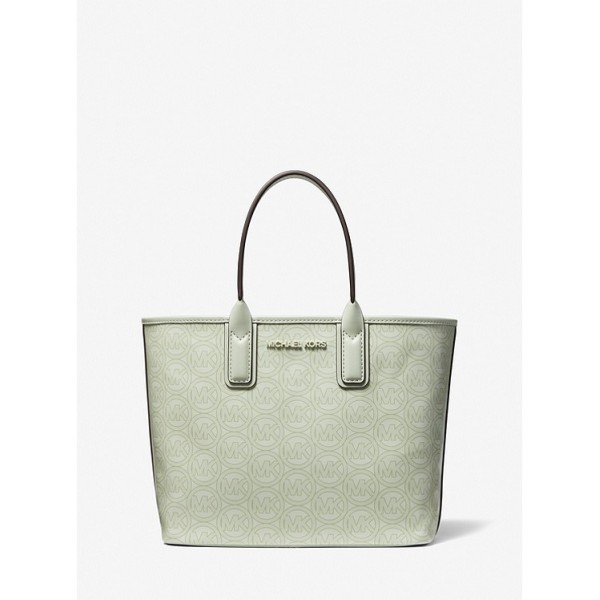 Jodie Small Logo Jacquard Tote Bag