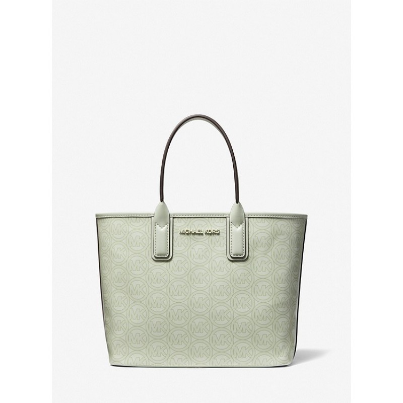 Jodie Small Logo Jacquard Tote Bag