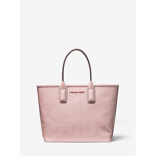 Jodie Small Logo Jacquard Tote Bag