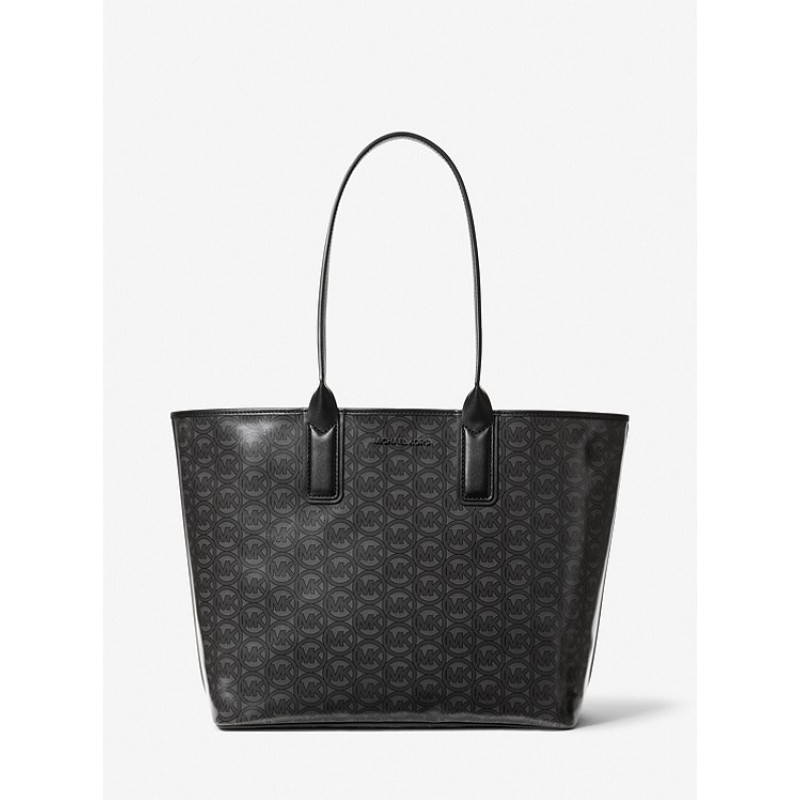 Jodie Large Logo Jacquard Tote Bag