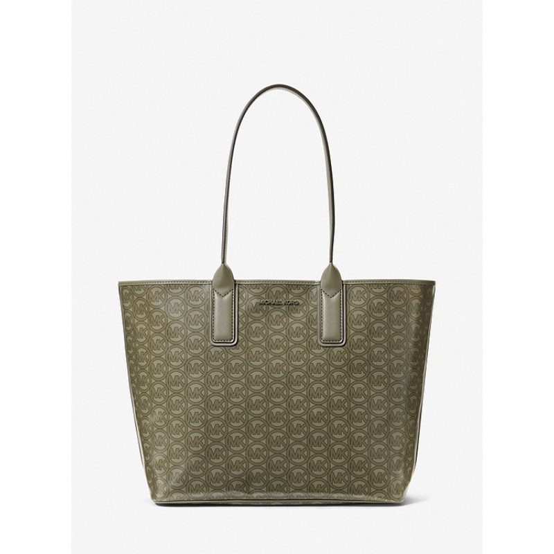 Jodie Large Logo Jacquard Tote Bag