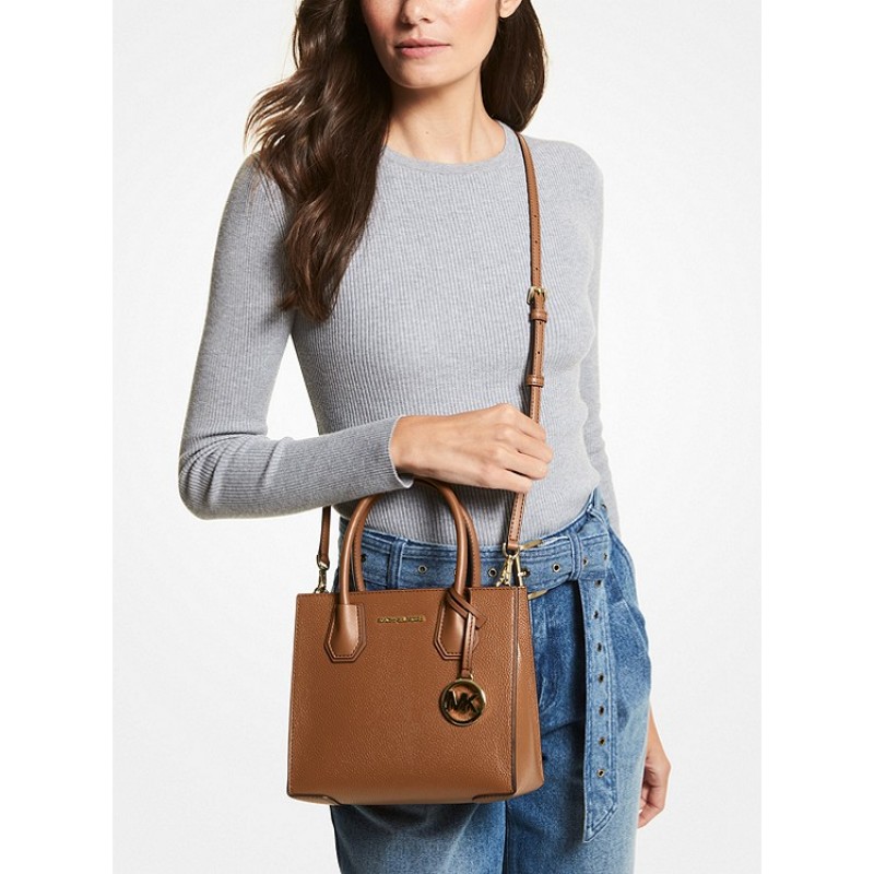 Mercer Medium Pebbled Leather Crossbody Bag