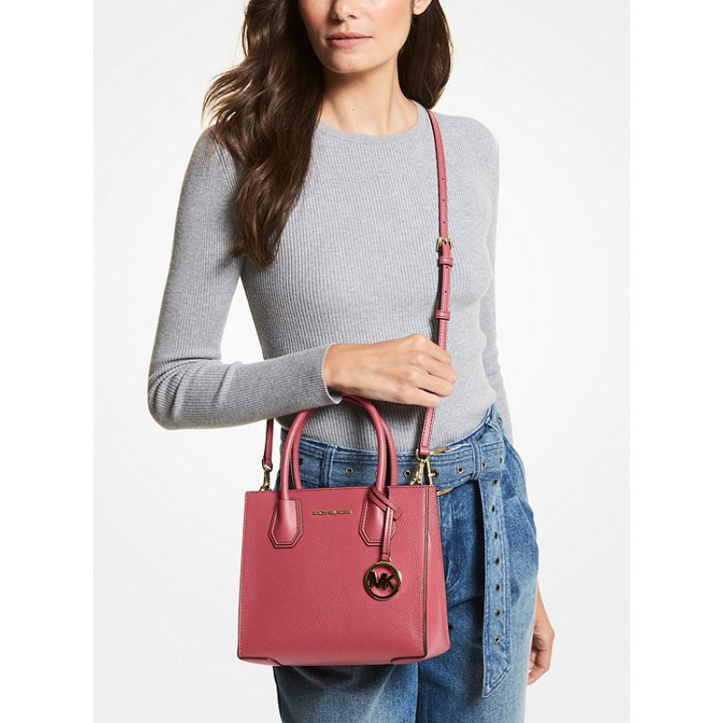 Mercer Medium Pebbled Leather Crossbody Bag