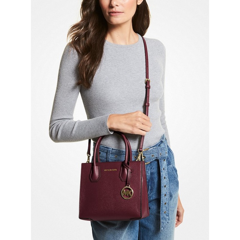 Mercer Medium Pebbled Leather Crossbody Bag