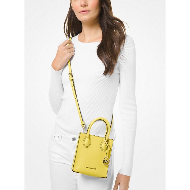 Mercer Extra-Small Pebbled Leather Crossbody Bag