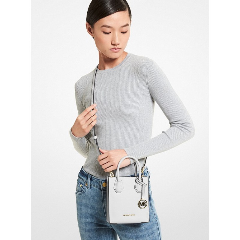 Mercer Extra-Small Pebbled Leather Crossbody Bag